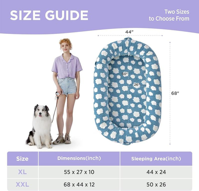 Lesure Warm Donut Bed - Cozy Fluffy Calming Bed for Small/Medium/Large Dogs & Cats, Tiktokshopblackfriday Choice, Soft Plush round Pet Bed for Winter Comfort, Washable, Anti-Slip Bottom, Camas Para Perros, Pet Supplies Bedding